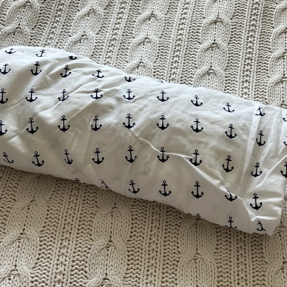 Nautical Anchor Crib Sheet - Picture 2 of 8